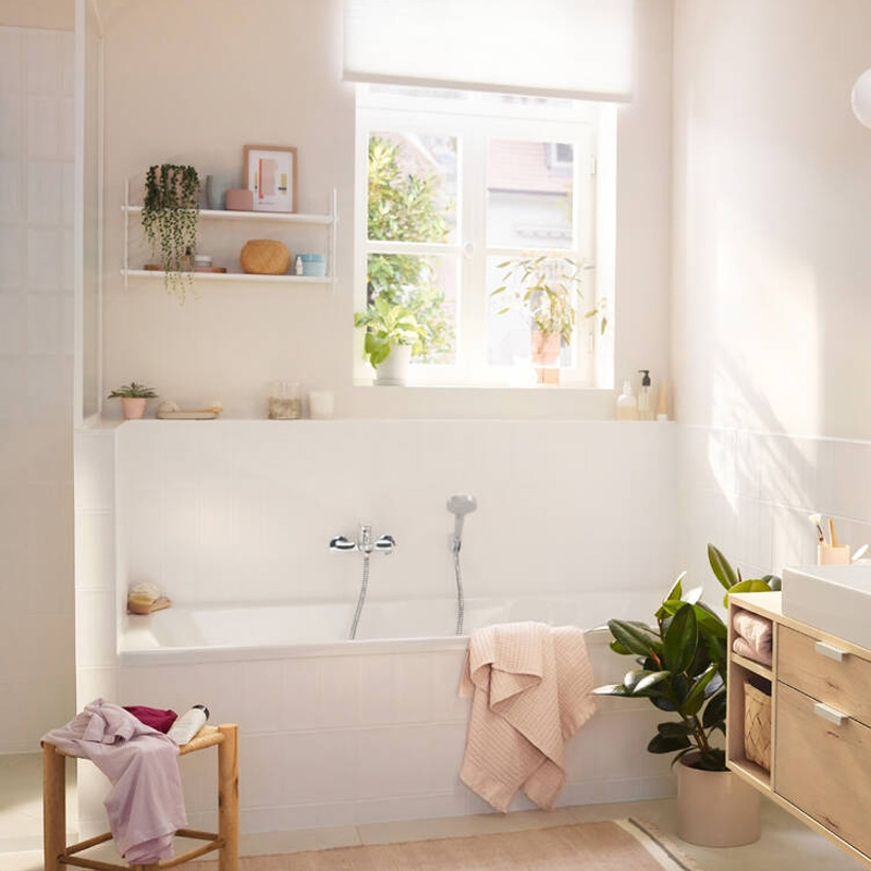 Baterie Cadă-Duș Hansgrohe Rebris S Crom [2]