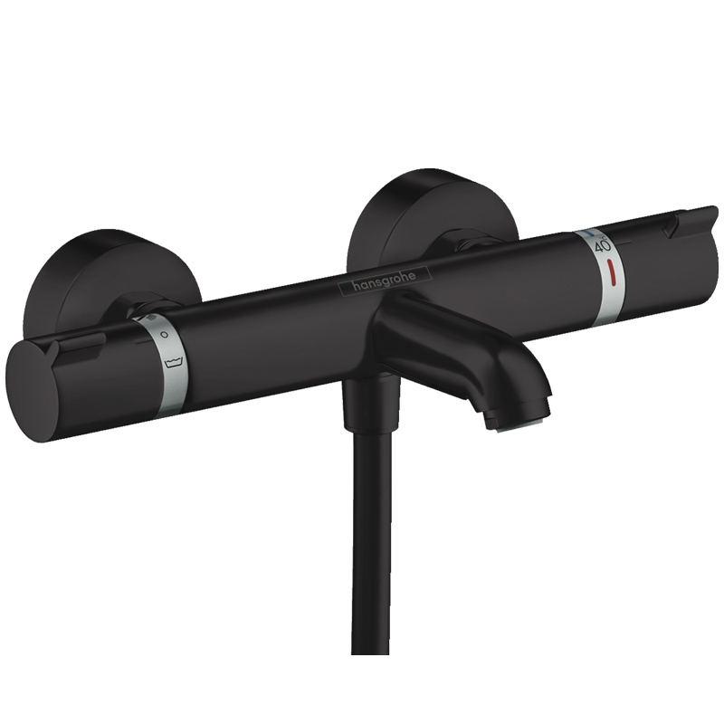 Baterie Cadă Termostatată Hansgrohe Ecostat Comfort Negru Mat [1]