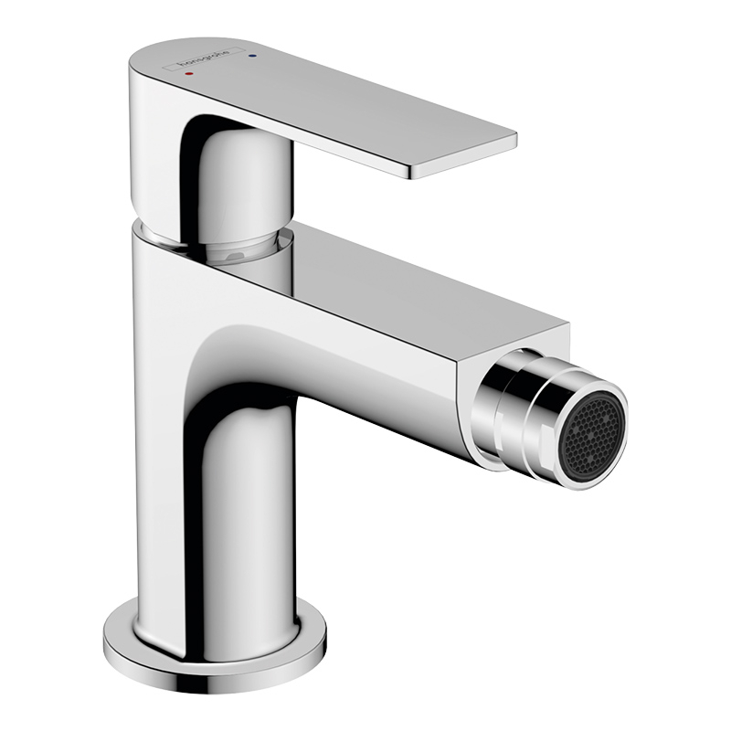 Baterie de bideu, Hansgrohe, Rebris E, cu ventil, crom [1]