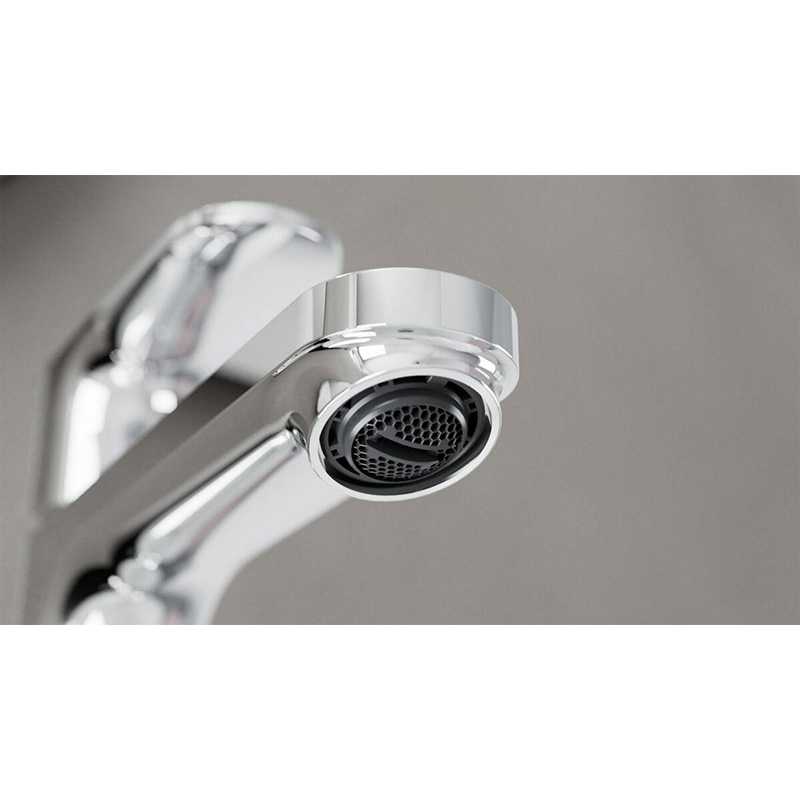 Baterie de lavoar, Hansgrohe, Rebris S 110, cu ventil, crom [3]