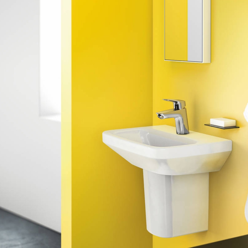 Baterie lavoar cu ventil push-open, Hansgrohe, Logis 70, Crom [3]
