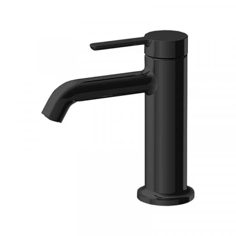 Baterie lavoar FIMA Carlo Frattini, Snap, cu ventil pop-up, negru mat [1]
