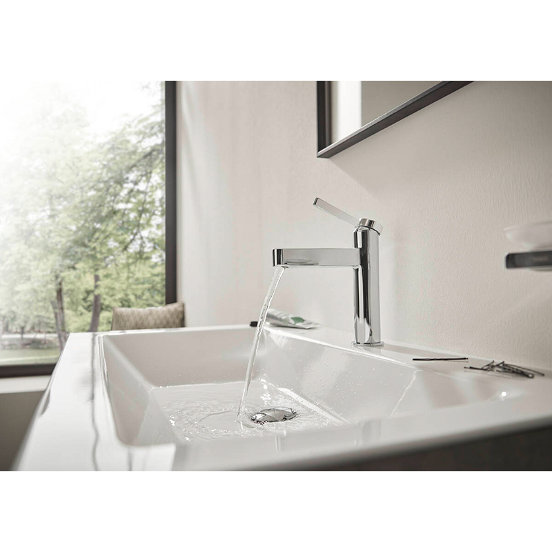 Baterie lavoar, Hansgrohe, Finoris 110, cu ventil Push-Open, crom [2]