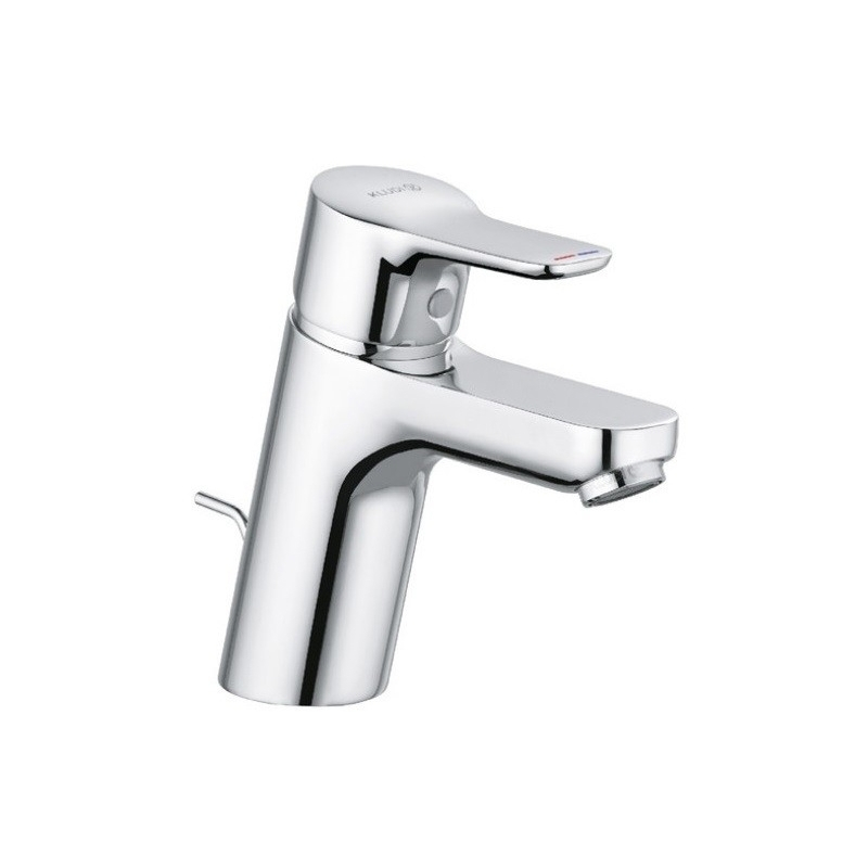 Baterie lavoar Kludi, Pure & Easy, ventil metalic, H = 7 cm, crom [1]