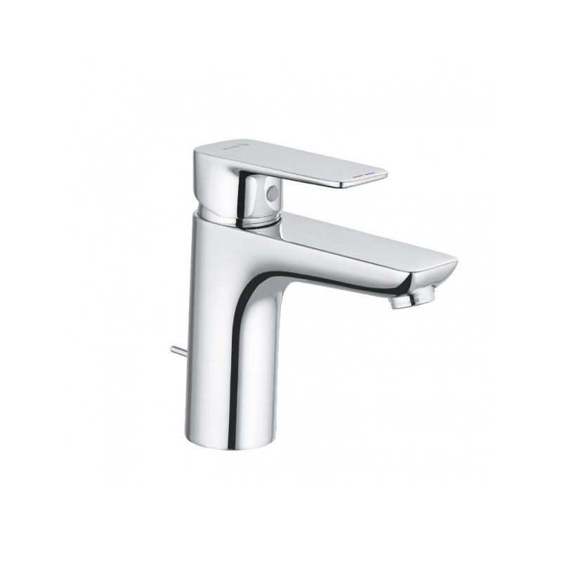 Baterie lavoar Kludi, Pure & Style, cu ventil metalic, H = 10 cm, crom [1]