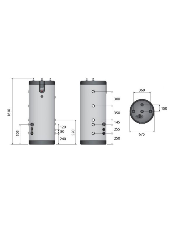 boiler Tank-in-Tank ACV SLME 300 otel inoxidabil serpentina eficienta incalzire apa [2]