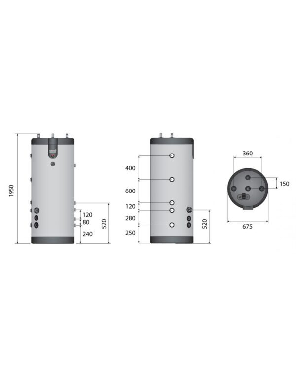 boiler Tank-in-Tank ACV SLME 400 otel inoxidabil serpentina eficienta incalzire apa [4]