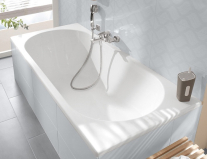 Cadă dreptunghiulară Villeroy & Boch, O.Novo Solo, pentru înzidire, 170 x 75 cm, alb alpin [2]