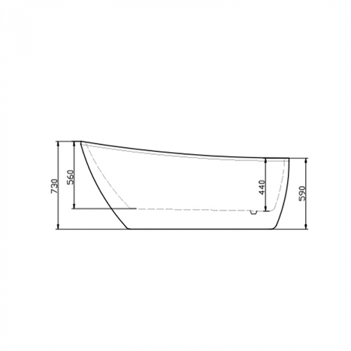 Cada freestanding Florida Natasha - Design modern cu instalație completă [3]