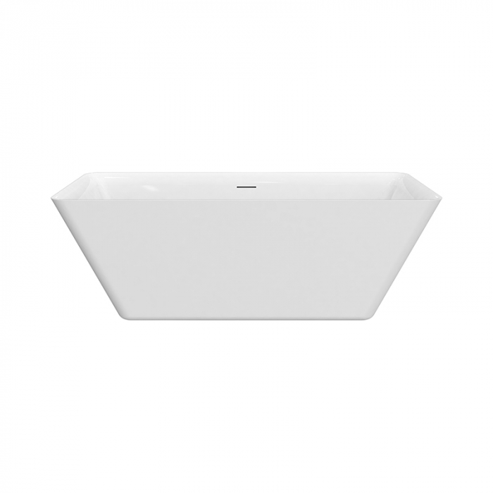 Cada freestanding Florida Peru - Design dreptunghiular modern, alb, cu instalație completă [3]
