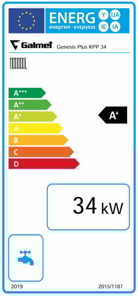Cazan pe peleți Galmet Genesis Plus KPP 25 - 25 kW, autocurățare și arzător M Line [5]