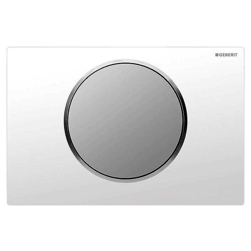 Clapetă Geberit Sigma10 Alb și Cromat Lucios cu Acționare Dublă [1]