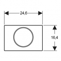 Clapetă Geberit Sigma10 Crom Slefuit – Design Modern pentru Baia Ta [2]