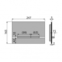 Clapetă Alcadrain Stripe Inox Două Volume Oțel Inoxidabil Semi-Mat Lucios – Modernitate și Performanță [2]