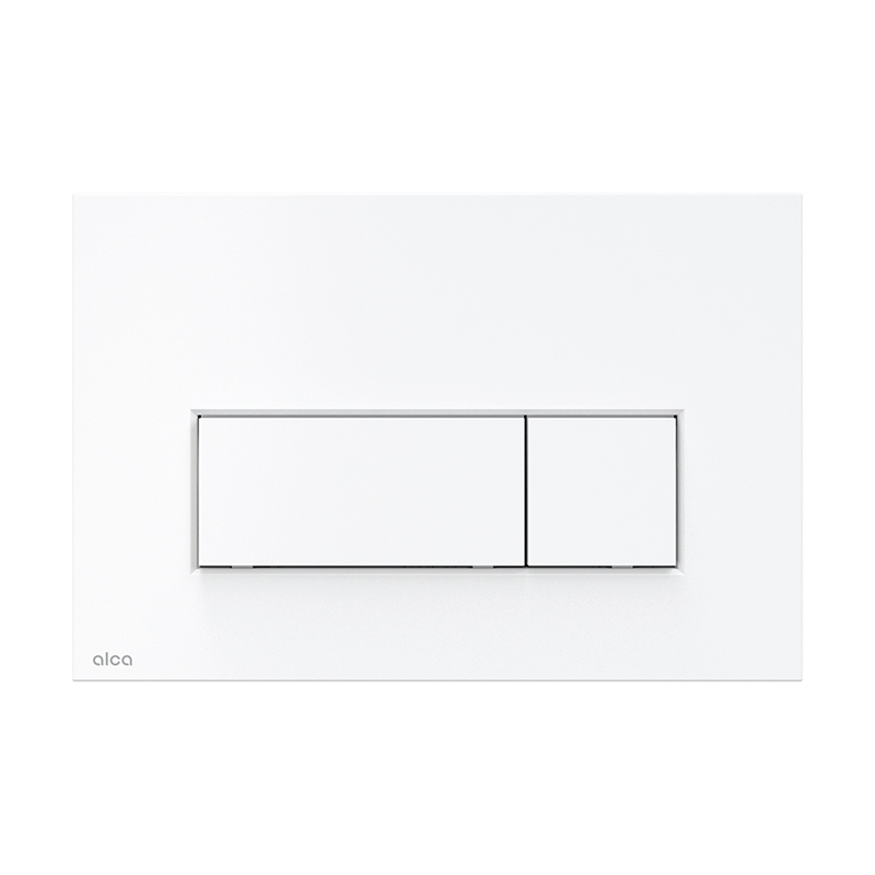 Clapeta de acționare Alcadrain Thin M576 cu două volume, alb mat [1]
