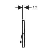 Clapetă Geberit Sigma20 Oțel Inoxidabil Crom Slefuit – Eleganță și Performanță [3]