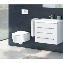 Clapeta Villeroy & Boch ViConnect, acționare dublă, alb [4]
