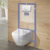 Clapeta Villeroy & Boch ViConnect, acționare dublă, alb [5]