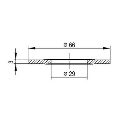 Garnitura plata pentru valva golire, Liv [2]