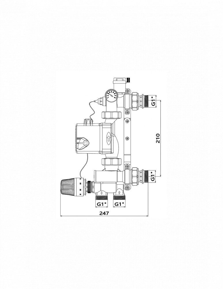 Grup de amestec pentru încălzire în pardoseală [2]