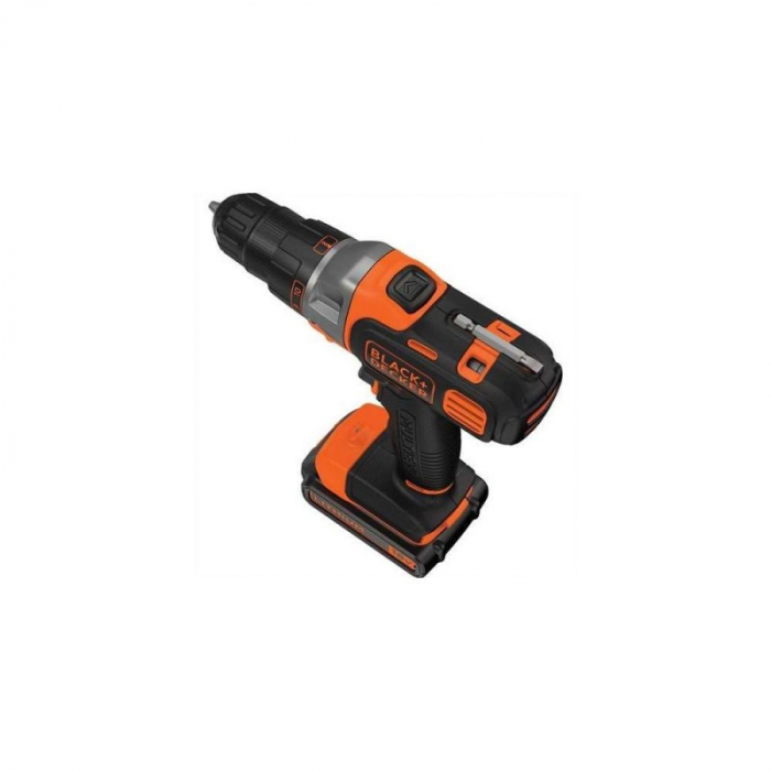 Masina de gaurit si insurubat cu acumulator Black+Decker Multievo MT218K [2]