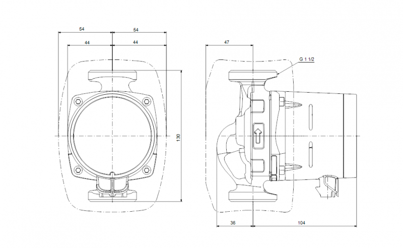 Pompa de recirculare Grundfos Alpha2 L 25-60 130 [3]