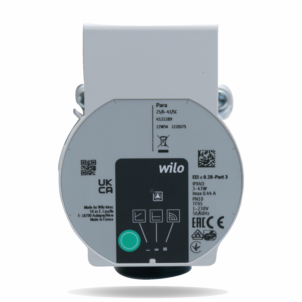 Pompă de recirculare Wilo Yonos Para 25-6 130mm, 43/SC [3]