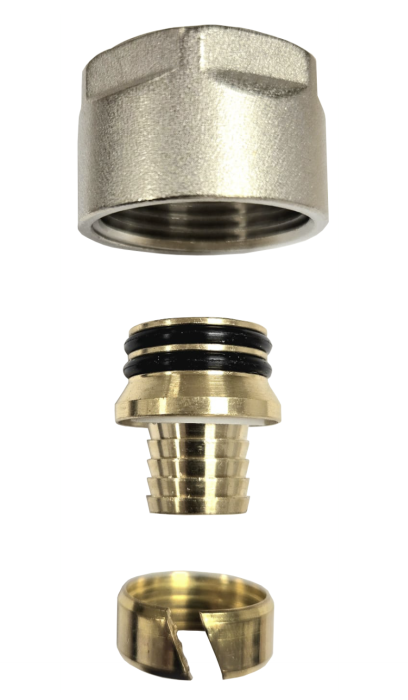 RACORD EUROCON CROMAT PENTRU TEAVA PERT/PEX/MULTISTRAT 16X2-3/4 [2]