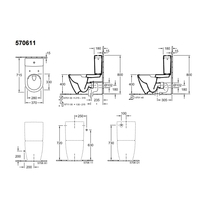 Rezervor Villeroy & Boch, Subway 2.0, pentru vas WC monobloc, alb [3]