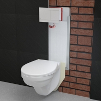 Rezervor wc incastrat Alcaplast, Alcamodul, pentru montare in zidarie, pentru wc suspendat [3]