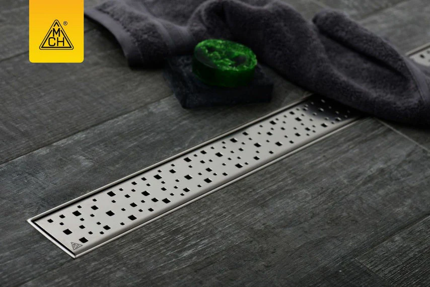 Rigola de Duș MCH SQUARE – Grătar Inox Mat, Design Modern [4]