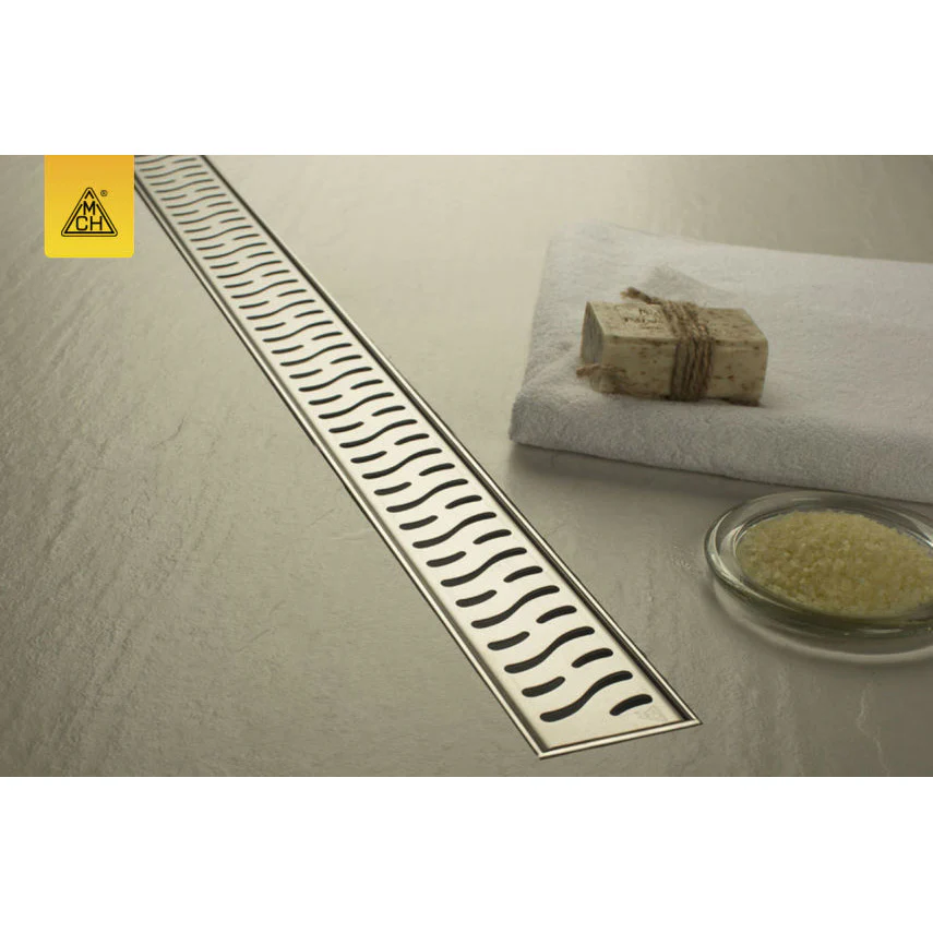 Rigola de Interior cu Grătar Inox HARMONY Mat – Design Elegant și Scurgere Eficientă [5]