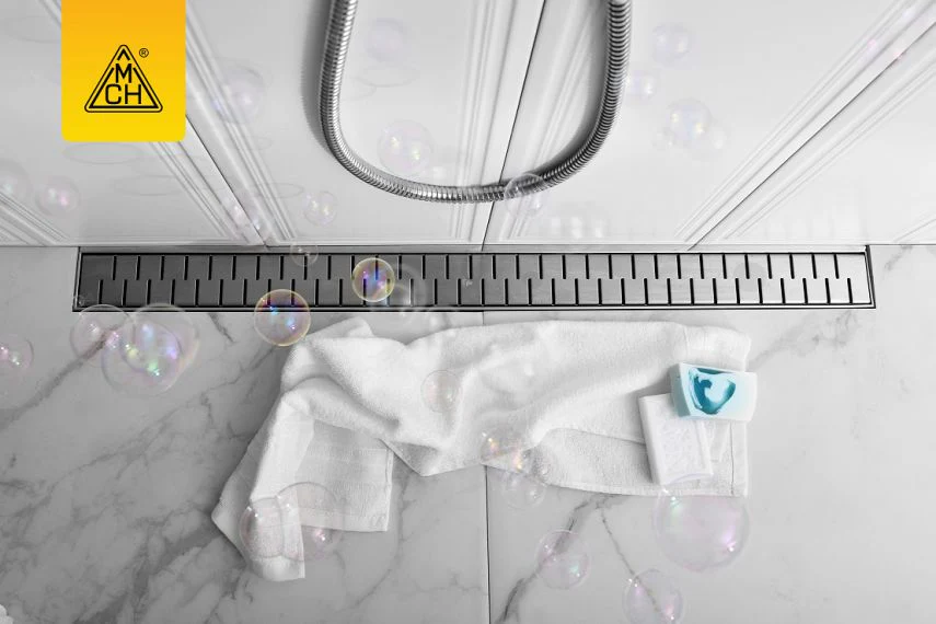 Rigola de Interior cu Grătar Inox MEDIUM Lucios – Design Modern și Scurgere Eficientă [6]