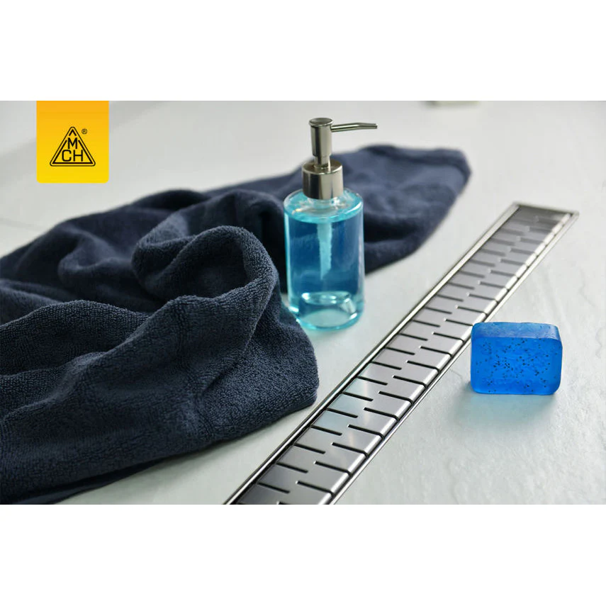 Rigola de Interior cu Grătar Inox MEDIUM Lucios – Design Modern și Scurgere Eficientă [4]