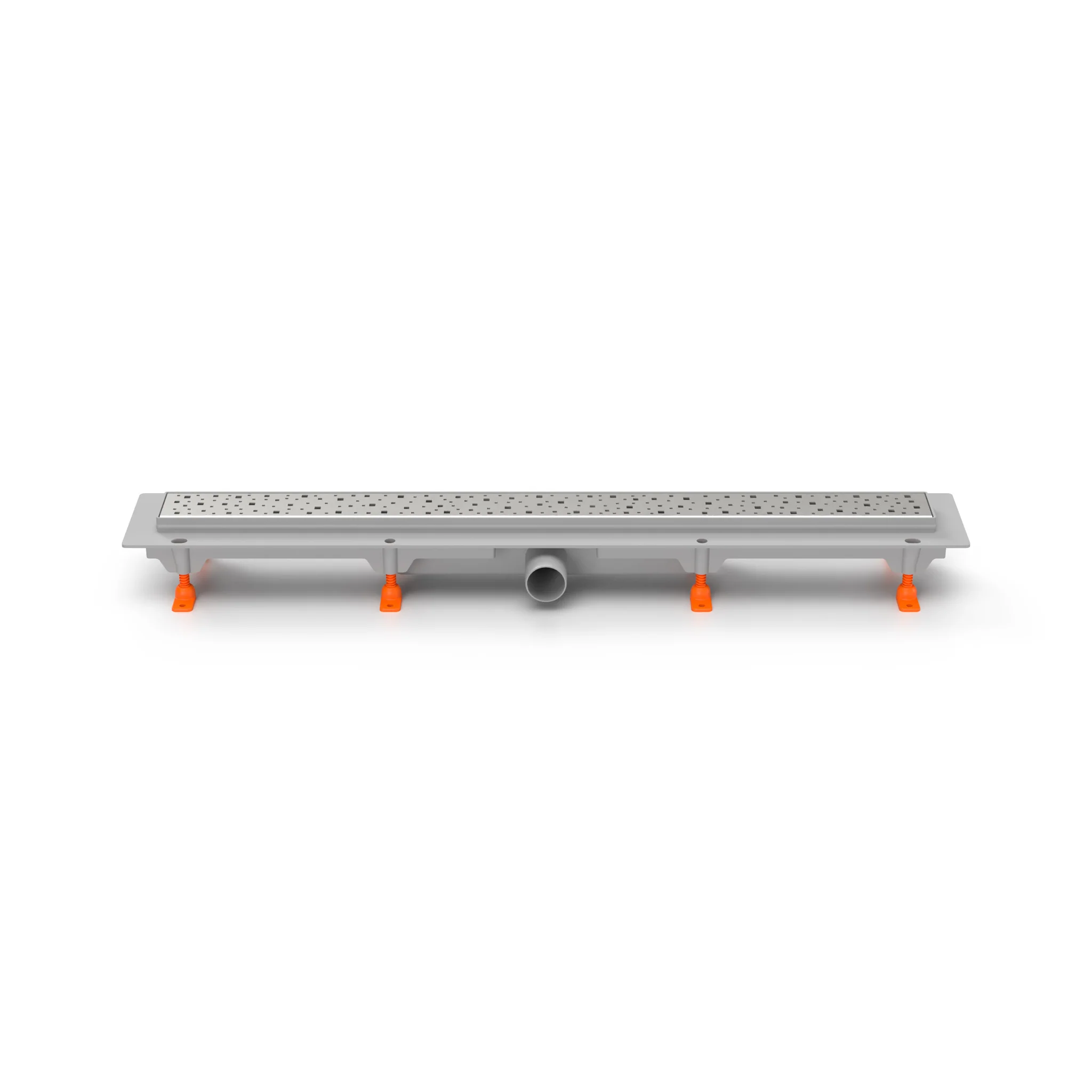 Rigola de Interior cu Grătar Inox SQUARE Mat – Scurgere Modernă și Design Elegant [1]