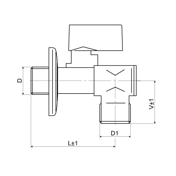 Robinet coltar cu filtru 1/2"x1/2", Slovarm [2]