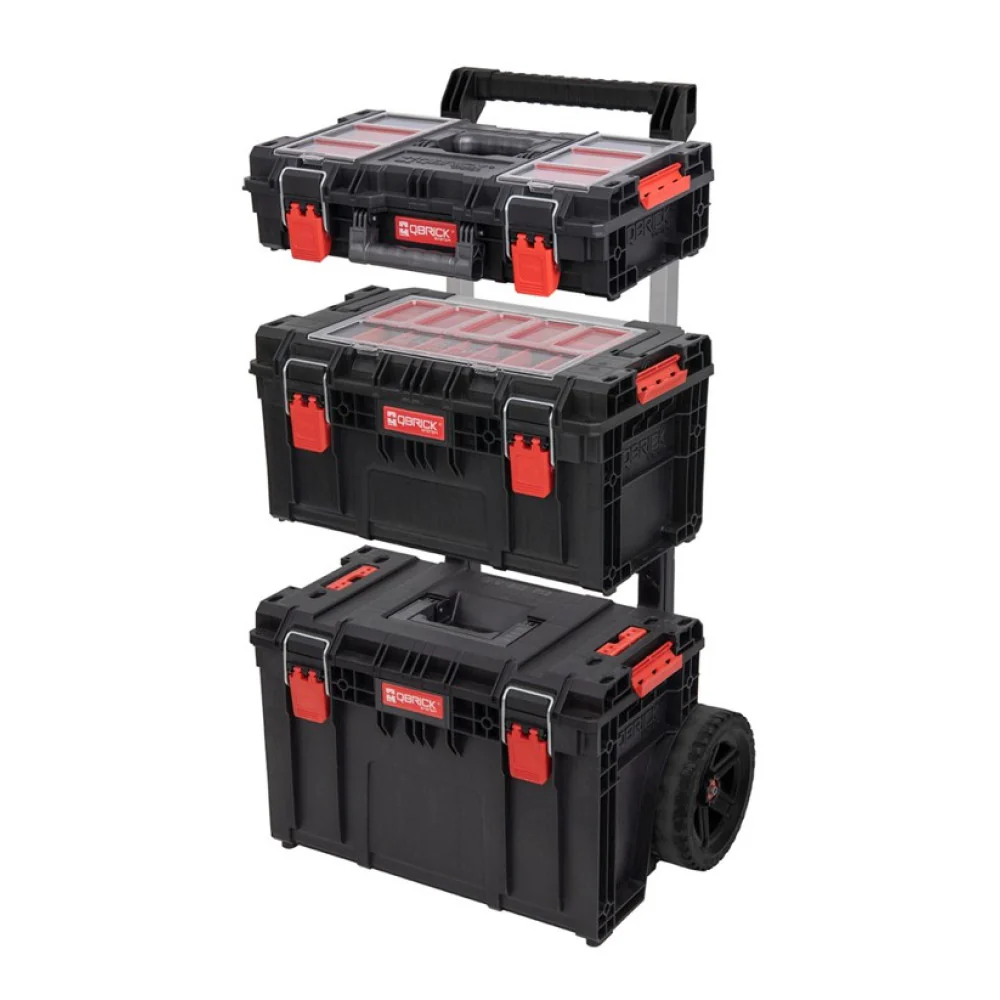 Set de cutii pentru scule cu roti Qbrick PRIME 2 BLACK [2]