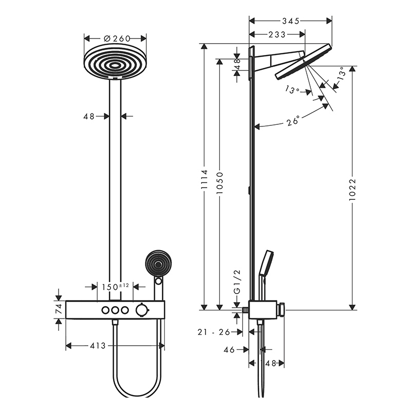 Set de duș Hansgrohe Pulsify S [2]