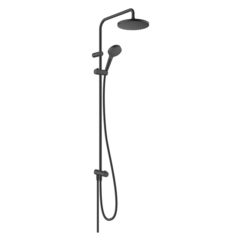Set de duș Hansgrohe Vernis Shape 200 cu 1 jet Reno, fără baterie, negru mat [1]