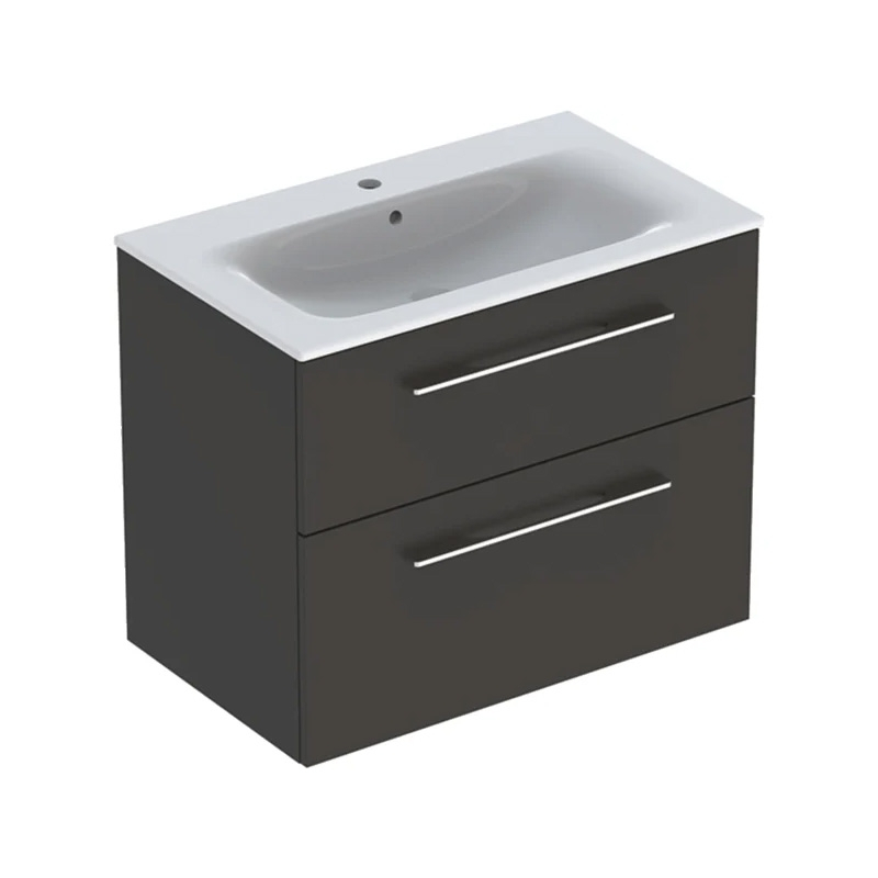Set mobilier cu lavoar Geberit Selnova Square 80 cm lava mat [1]