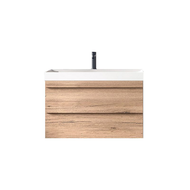 Set mobilier suspendat și lavoar Kolpasan Naomi 70 cm natural wood [1]