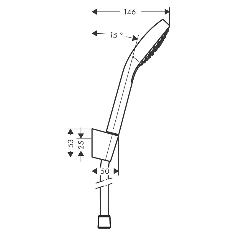 Set pară de duș Hansgrohe Croma Select S [2]