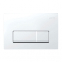 Set rezervor incastrat Geberit, Duofix, cu set fixare si clapeta alba, Delta 51, pentru vase WC suspendate [4]
