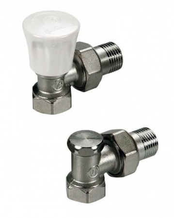 Set robinet radiator tur-retur, Giacomini 1/2'' [1]