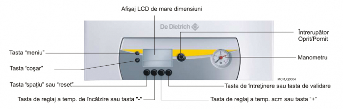 Centrala termica cu condensare De Dietrich MCR-P 34/39 MI PLUS, 34 KW [7]