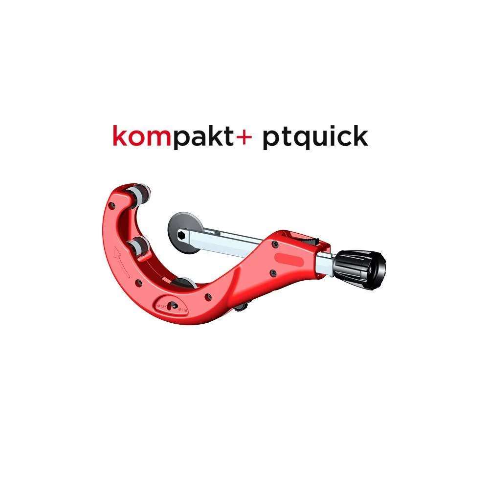 Taietor teava de plastic ZENTEN KOMPAKT+ PTQUICK 50-127mm (Ø 2” - 5”) [3]