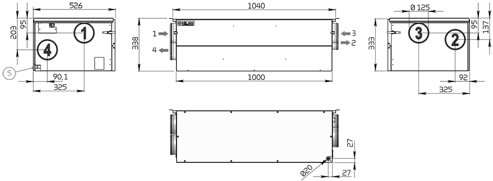 Ventilatie cu recuperare de caldura Nilan Comfort CT 150 [4]