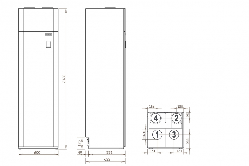 Ventilatie cu recuperare de caldura Nilan VP 18 M2 EK [3]