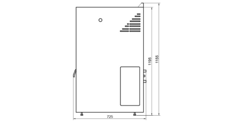 Cazan compact pe peleți Kepo 20 kW - Gata de instalare și curățare manuală [7]