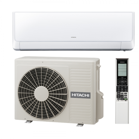 Tratare aer - Aparat aer conditionat Takai Hitachi 9000 BTU/h, senzor prezenta, pompa de caldura aer/aer, control vocal, compatibil Tahoma Somfy, Clasa A+++